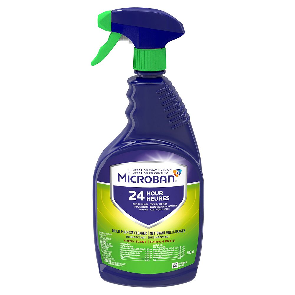 Microban Microban 24 Hour MultiPurpose Cleaner and Disinfectant Spray