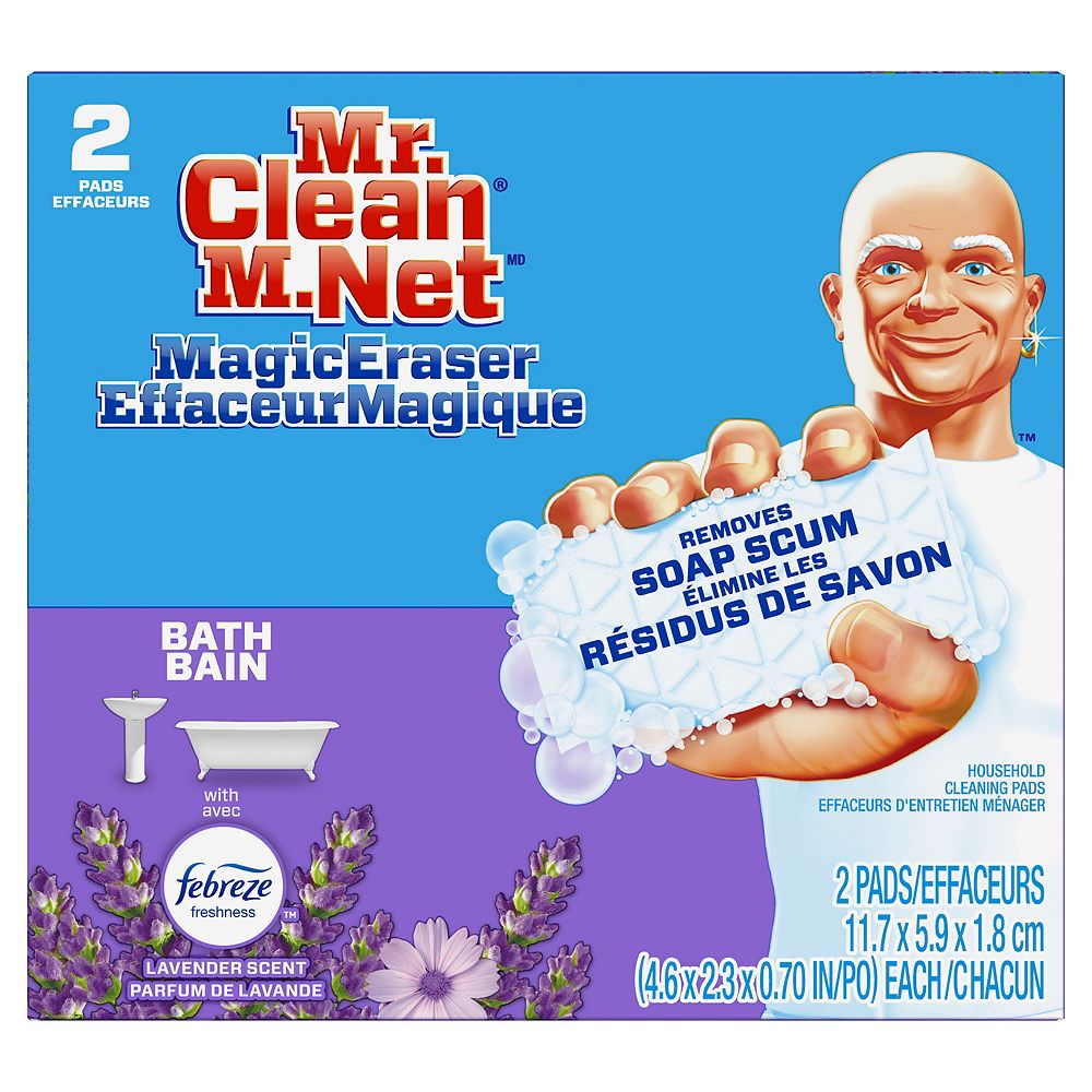Mr Clean Magic Eraser Febreze Lavender, Magic Eraser Bathtub Cleaner
