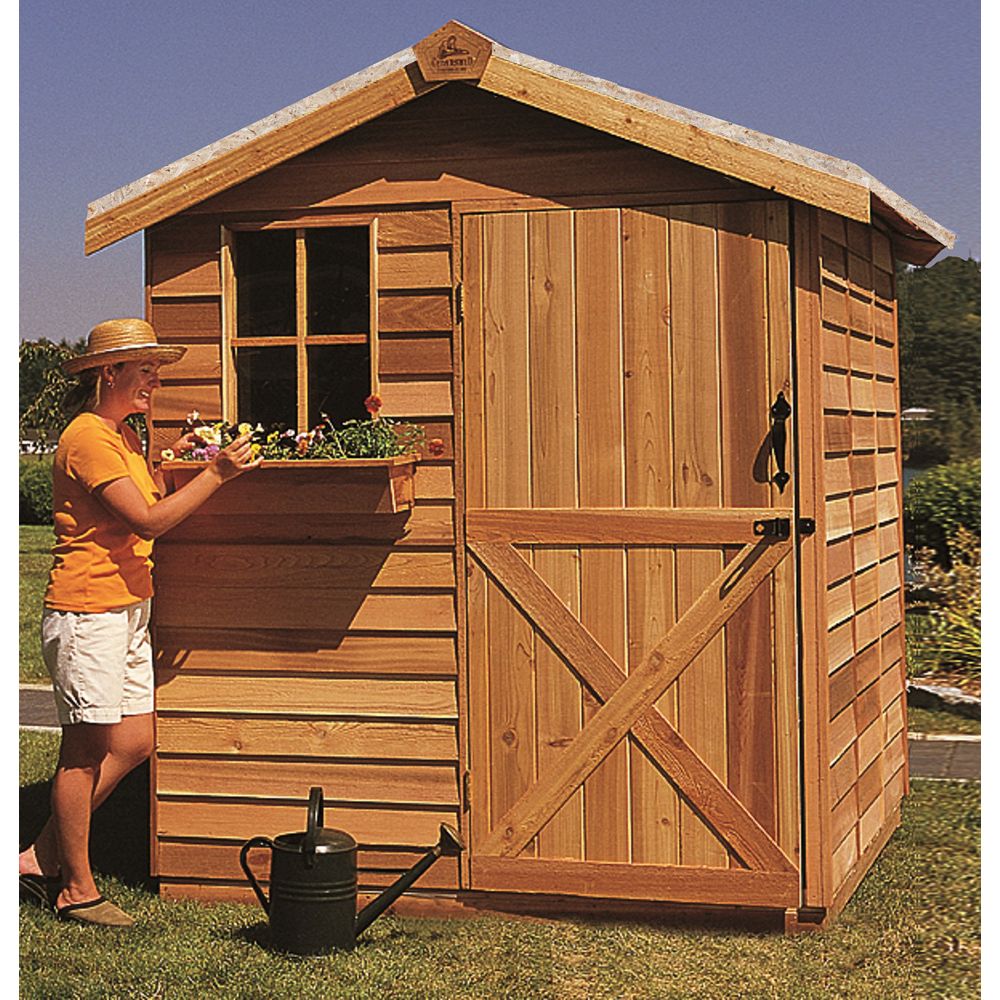 Cedarshed Gardener 8x10 Cedar Storage Shed The Home Depot Canada Cedarshed Gardener 8x10 Cedar Storage, Home Depot Canada Outdoor Storage Sheds