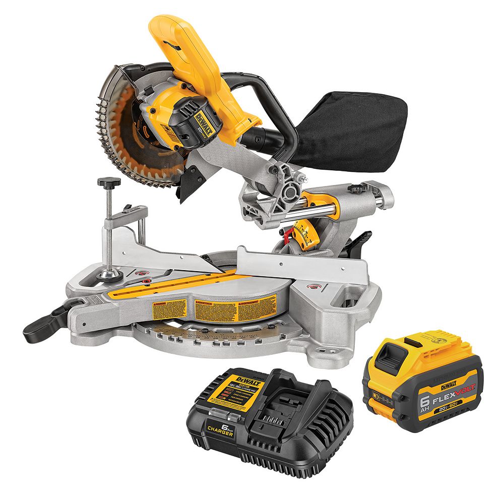 DEWALT 20V MAX LithiumIon Cordless Brushless 7 1/4inch Sliding Miter