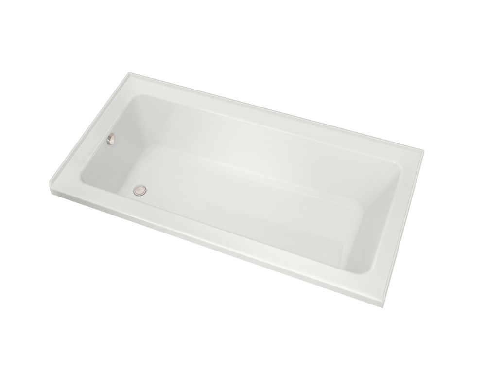 MAAX Skybox IF 66 Acrylic Left Drain Rectangular Alcove Bathtub with