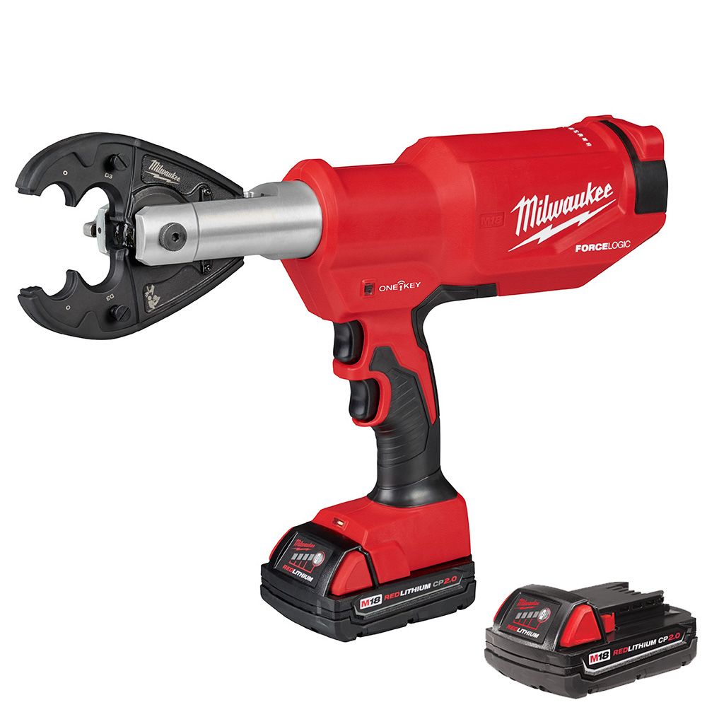 Milwaukee Tool M18 18V Lithium-Ion Cordless FORCE LOGIC 6-Ton Pistol ...