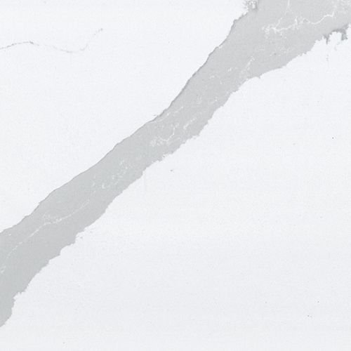 4-inch x 8-inch Quartz Countertop Sample in Bianco Calacatta