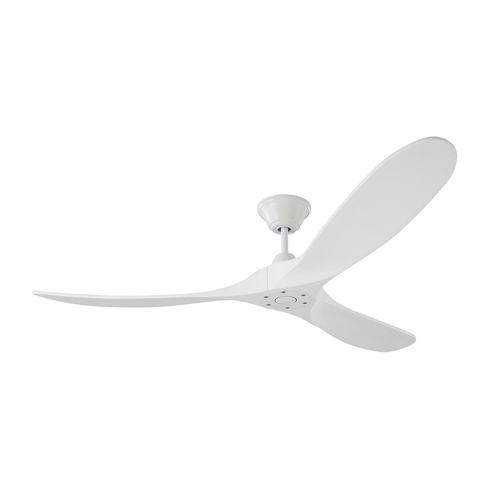 Monte Carlo Fans Maverick 60 In Indoor Outdoor Matte White Ceiling Fan With White Blades The Home Depot Canada