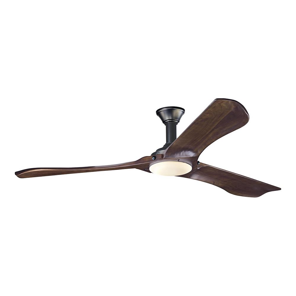 Monte Carlo Fans Minimalist Max 72 in. LED Indoor/Outdoor Matte Black