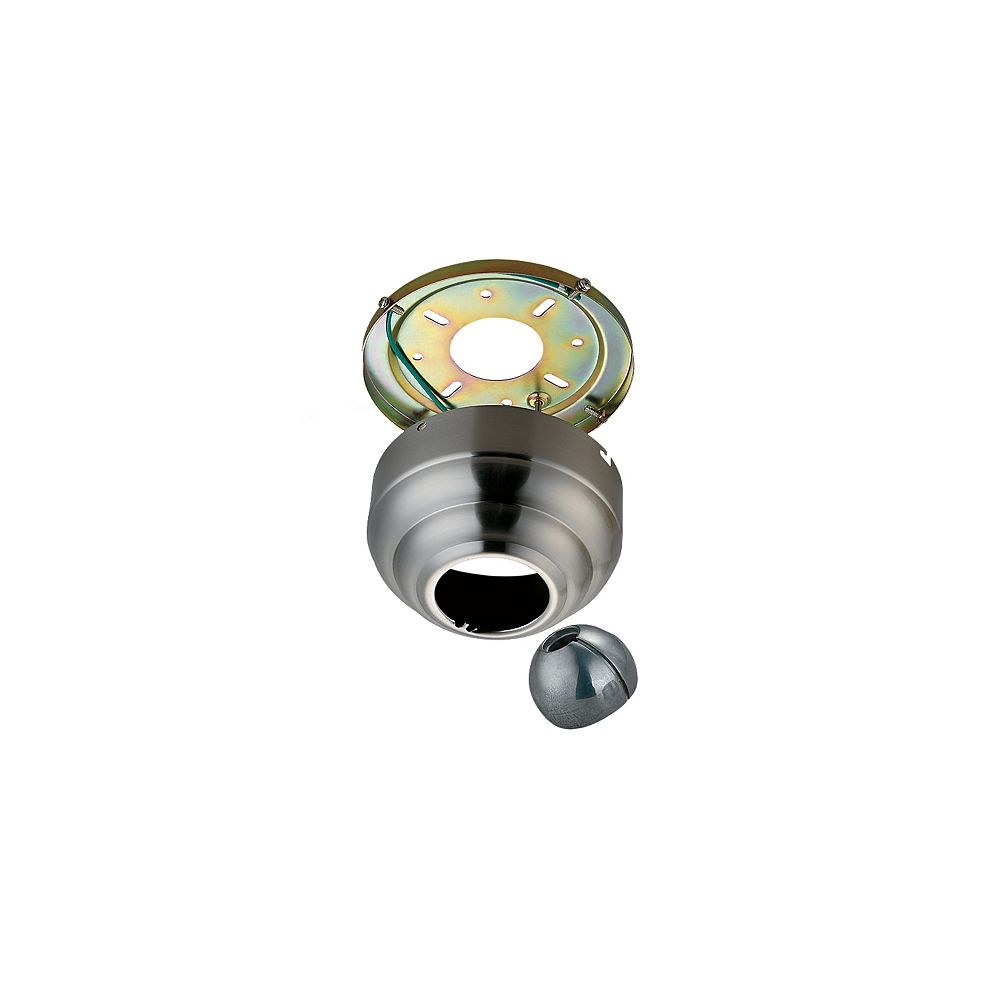 Monte Carlo Fans Brushed Steel Slope Ceiling Adapter | The Home Depot