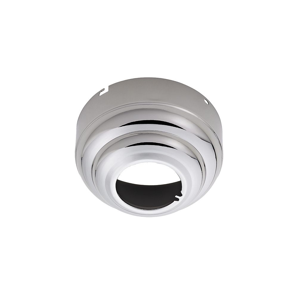 Monte Carlo Fans Polished Nickel Slope Ceiling Adapter | The Home Depot