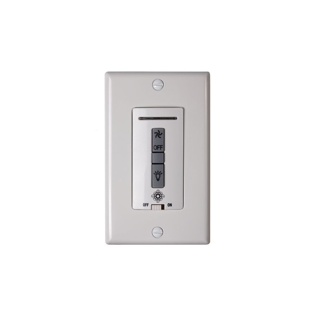 Monte Carlo Fans White Hardwired Ceiling Fan Wall Switch | The Home