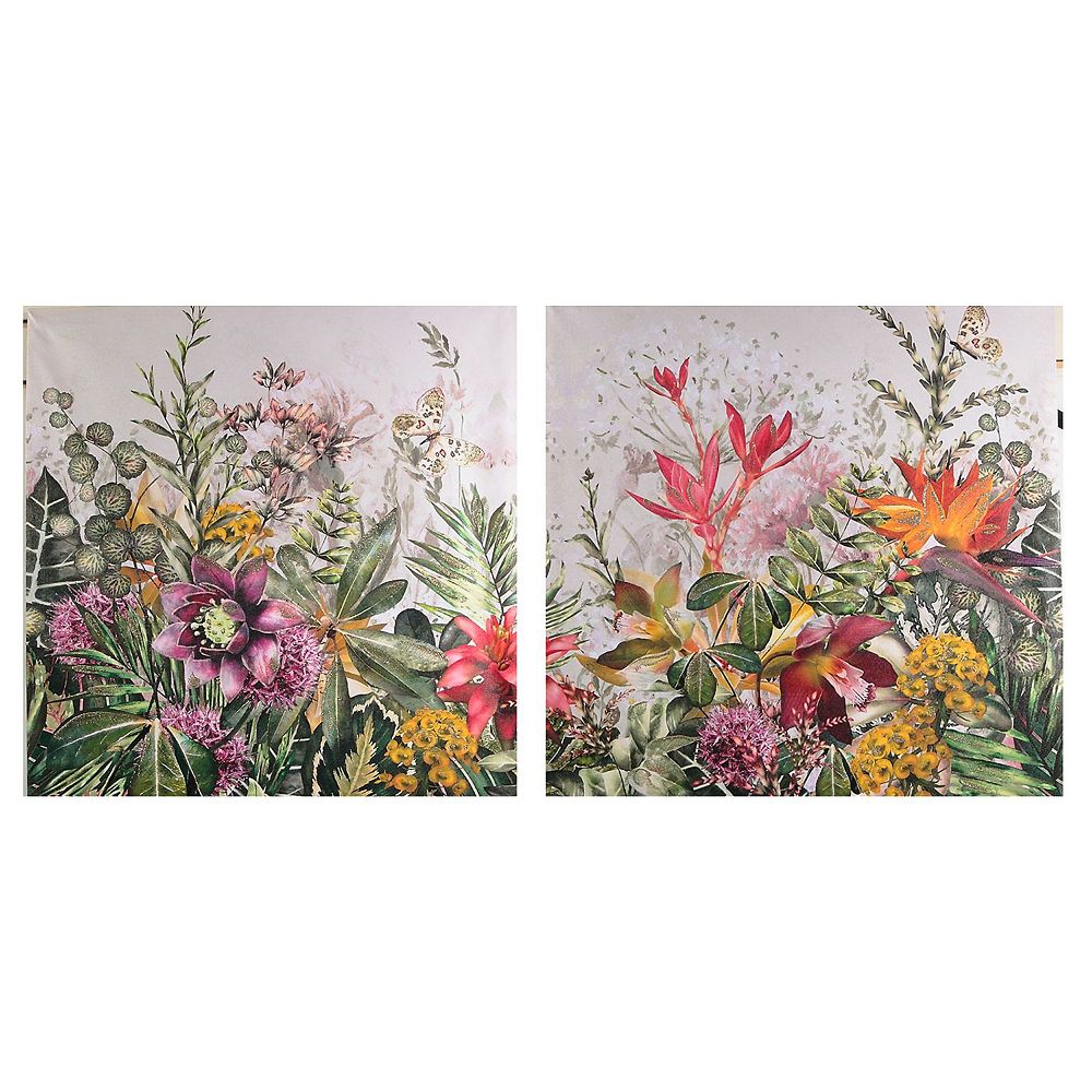 Garden Of Eden Canvas Wall Art W/ Glitter Garden Of Eden Canvas Wall Art W/ Glitter