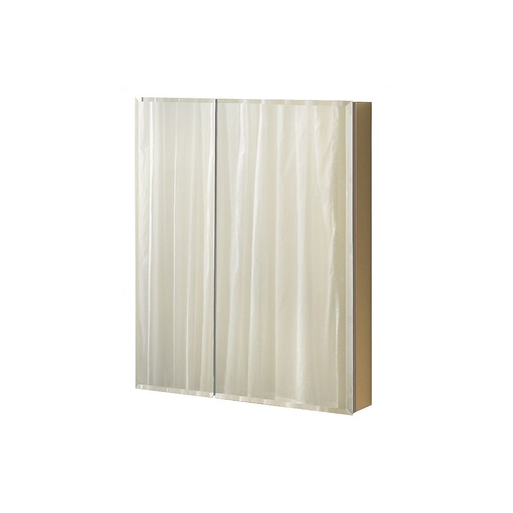 Maax Element Bv 24 Inch X 30 Inch Medicine Cabinet With 1 2 Inch Beveled Edge In Polished The Home Depot Canada