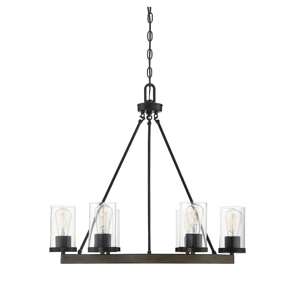 Filament Design 6-Light Remington Chandelier with Clear Glass | The ...