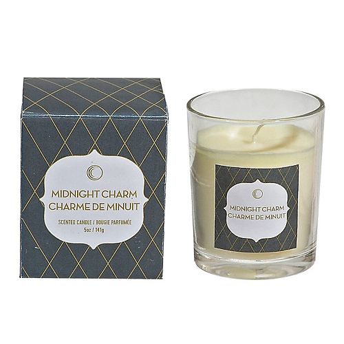 5 Ozjar Candle In Gift Box (Midnight Charm) - 5 Oz