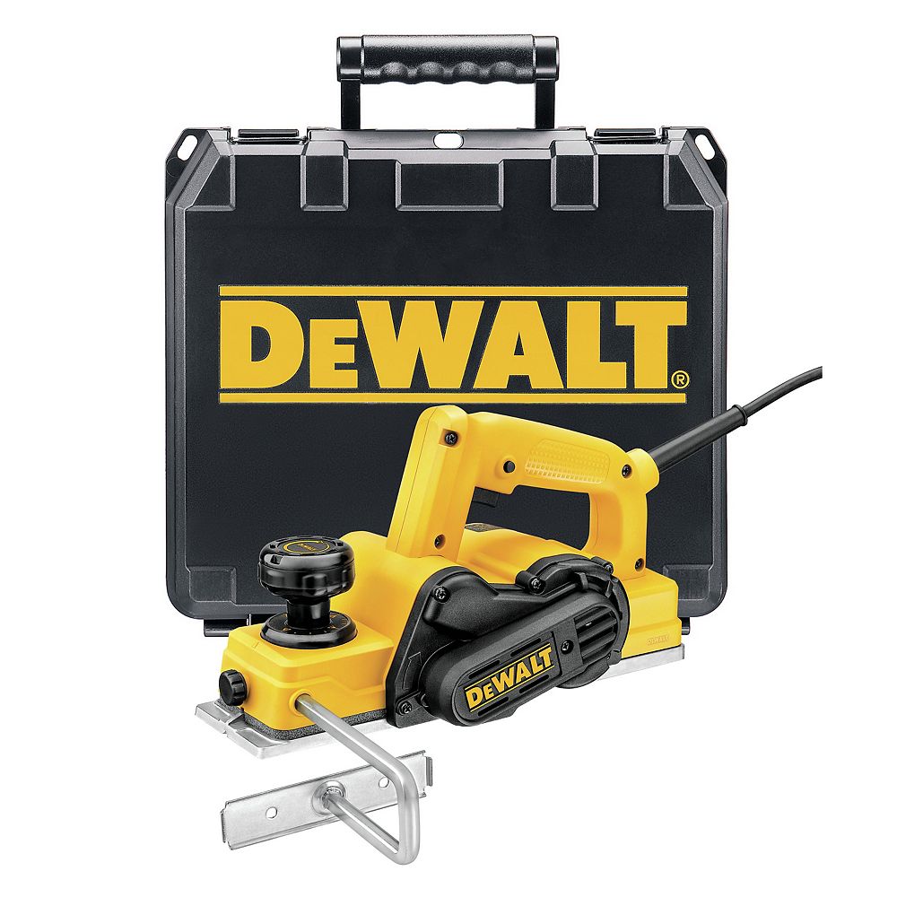 DEWALT 3-1/4-INCH 5.5 AMP PORTABLE HAND PLANER KIT W/ CARBIDE BLADE ...