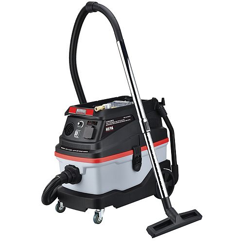 King Industrial 8 Gallon tool triggered wet/dry vacuum