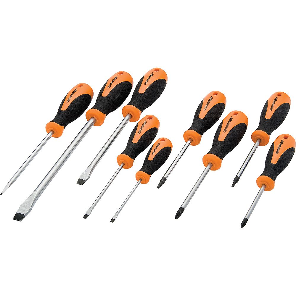DYNAMIC TOOLS 9 Piece Assorted Screwdriver Set, Comfort Grip Handles The Home Depot Canada