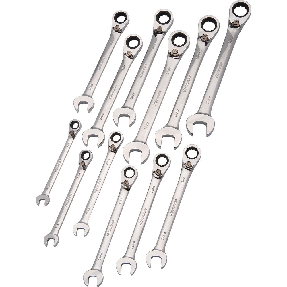 Snap-on SOXRRM8A 8mm Metric Reversible Ratcheting Combo Wrench – Flank Drive Plus, USA Made