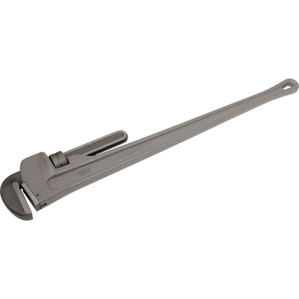 DYNAMIC TOOLS 48 inch Aluminum Pipe Wrench, 6 inch Jaw Opening The