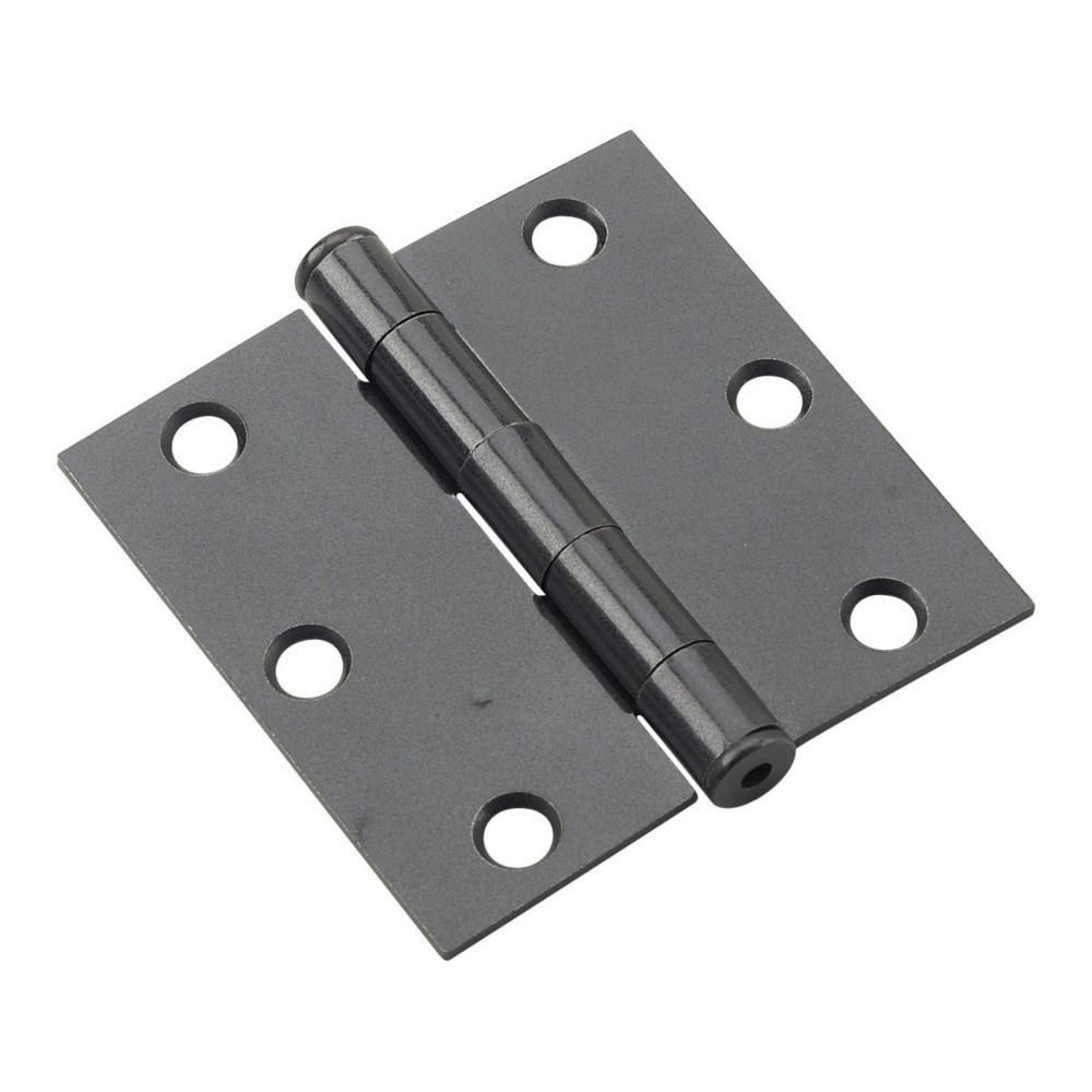 Onward 2 pack 3in (76 mm) Full Mortise Butt Hinge, Black The Home