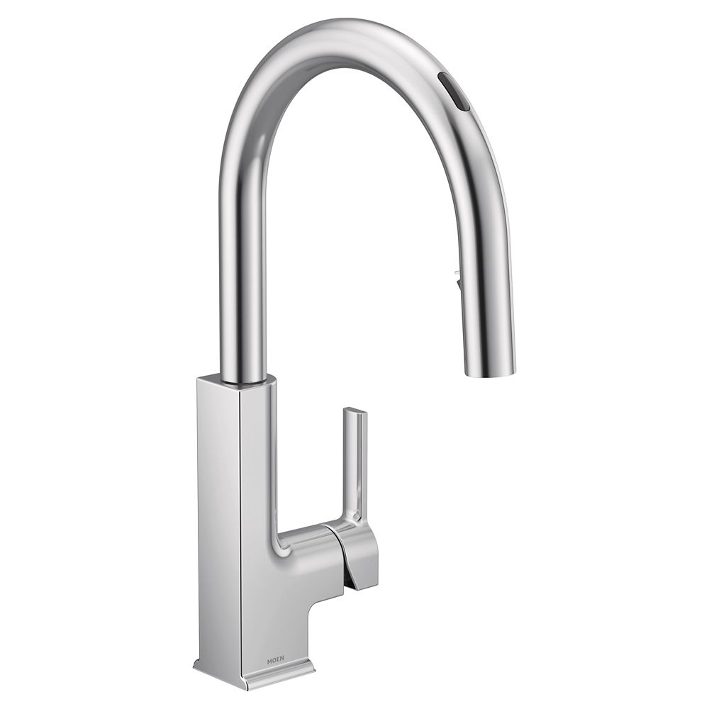 MOEN U By Moen Sto Pull Down Smart Kitchen Faucet In Chrome The Home   P 1001559153 