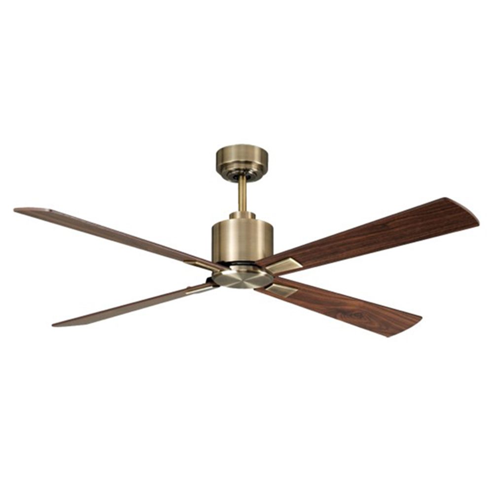 Lucci Air Climate Antique Brass and Walnut 52-inch DC Ceiling Fan | The Home Depot Canada