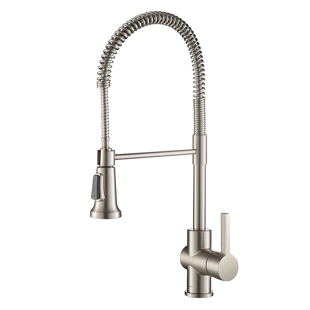 Kraus Dual Function Kitchen Faucet in all-Brite Spot Free Stainless