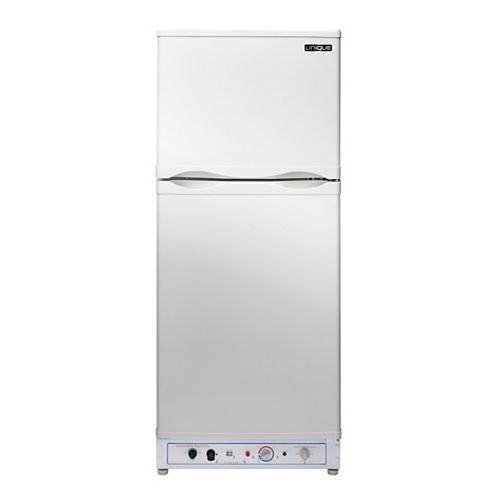 6.4 cu. ft. Propane Top Freezer Refrigerator with CO Alarming Device and Safety Shut-Off in White