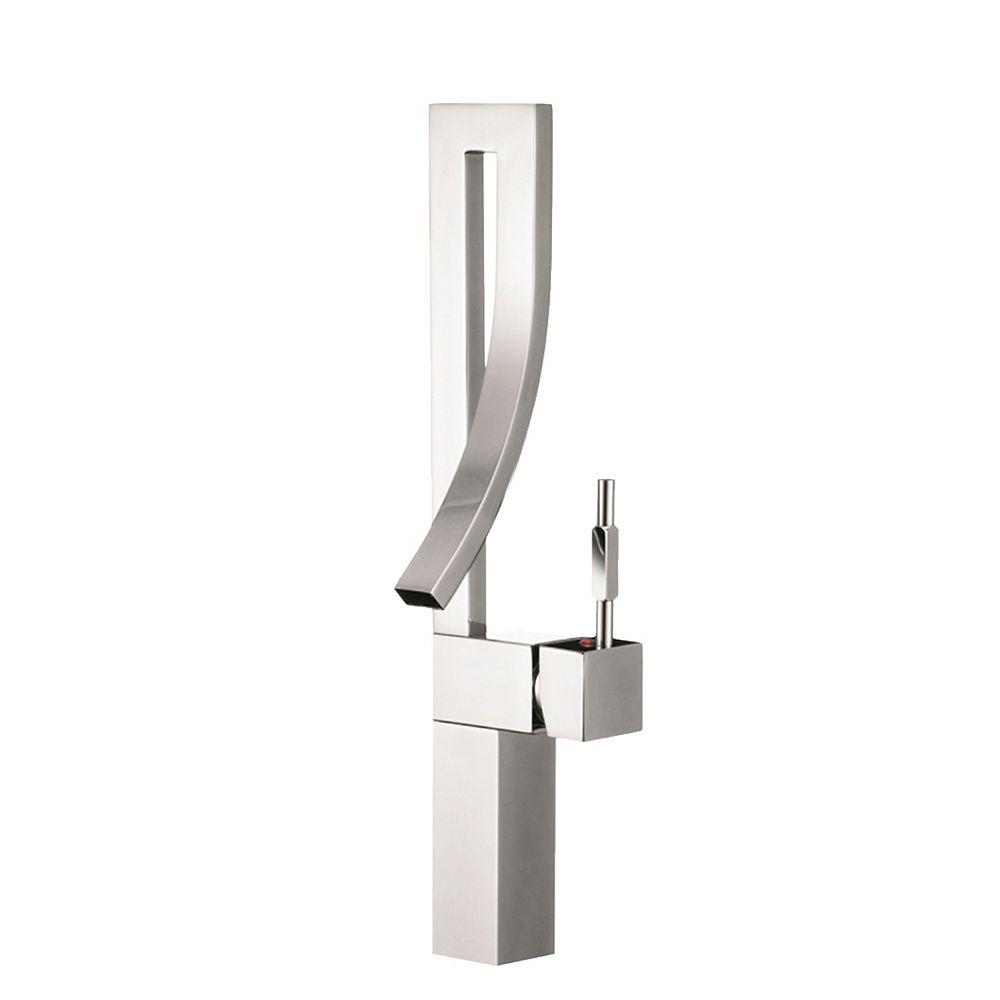 Stylish Modern Single Handle Bathroom Faucet In Polished Chrome The Home Depot Canada