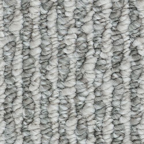 Bunbury Enchanted Grey 12 ft. (366cm) X Custom Length Textured Loop Patterned Berber Indoor Carpet