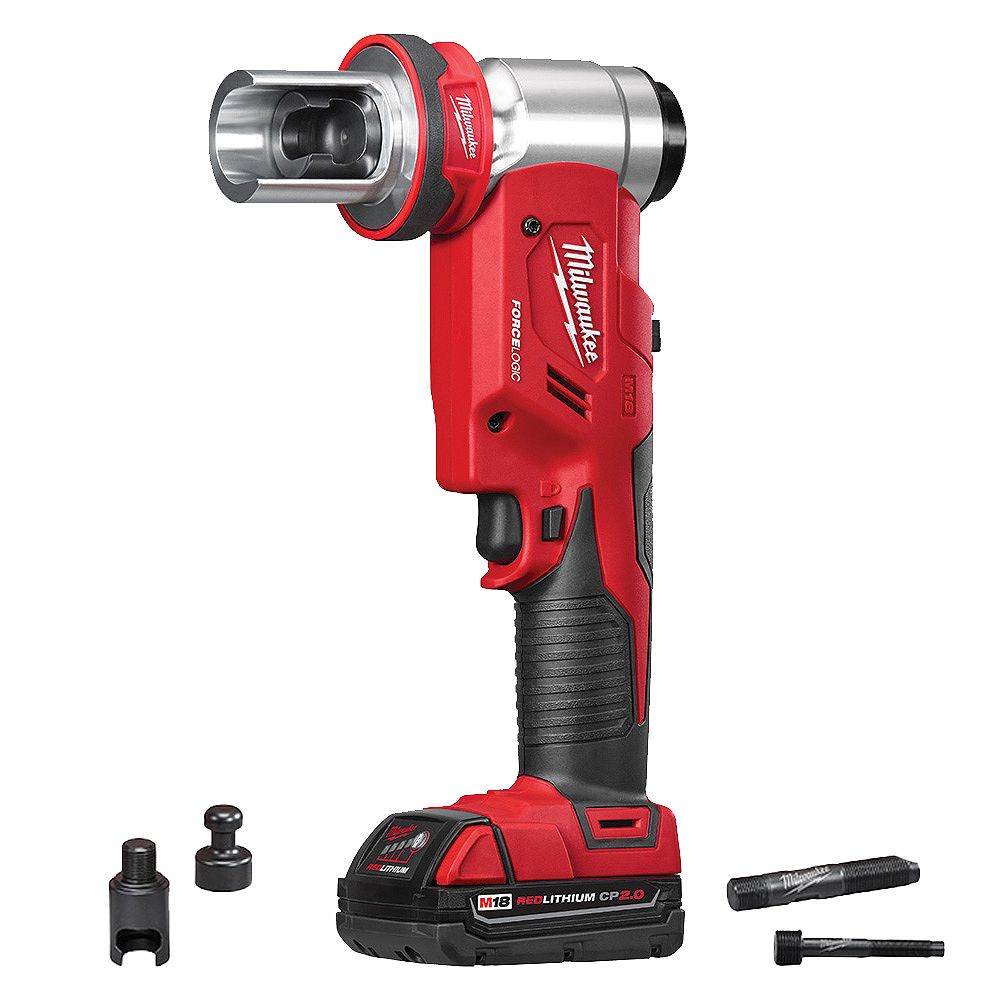 Milwaukee Tool M18 18V LithiumIon Cordless FORCE LOGIC 6 Ton Knockout