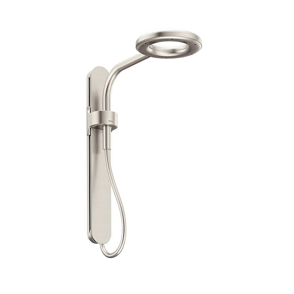 MOEN Nebia by Moen Rainshower in Spot Resist Brushed Nickel The Home
