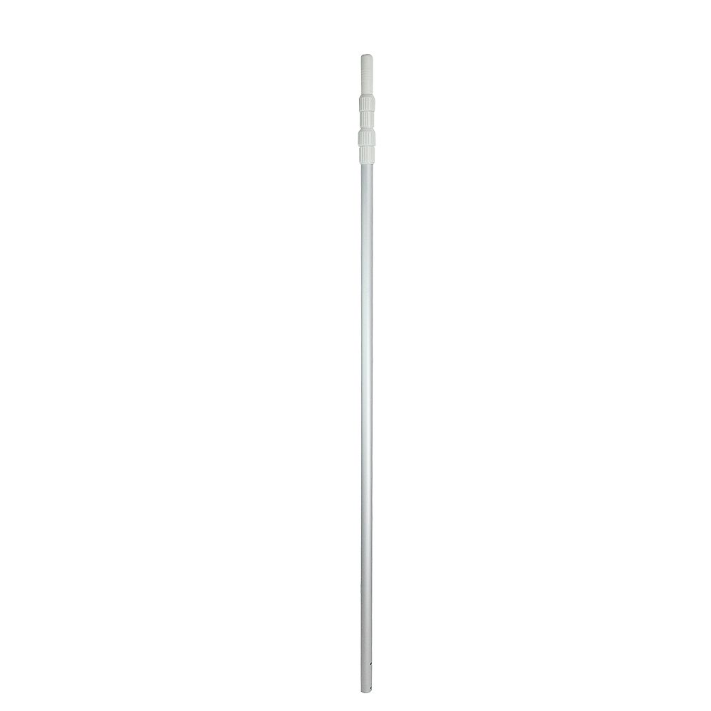 Pool Central 15 Adjustable Silver Swimming Pool Telescopic Pole The Home Depot Canada