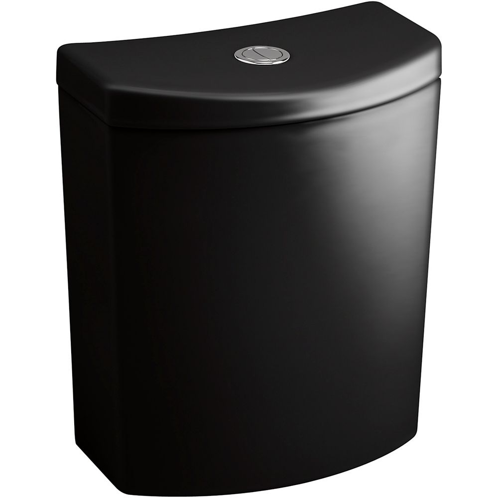 KOHLER Persuade Curv dual-flush toilet tank, Black | The ...