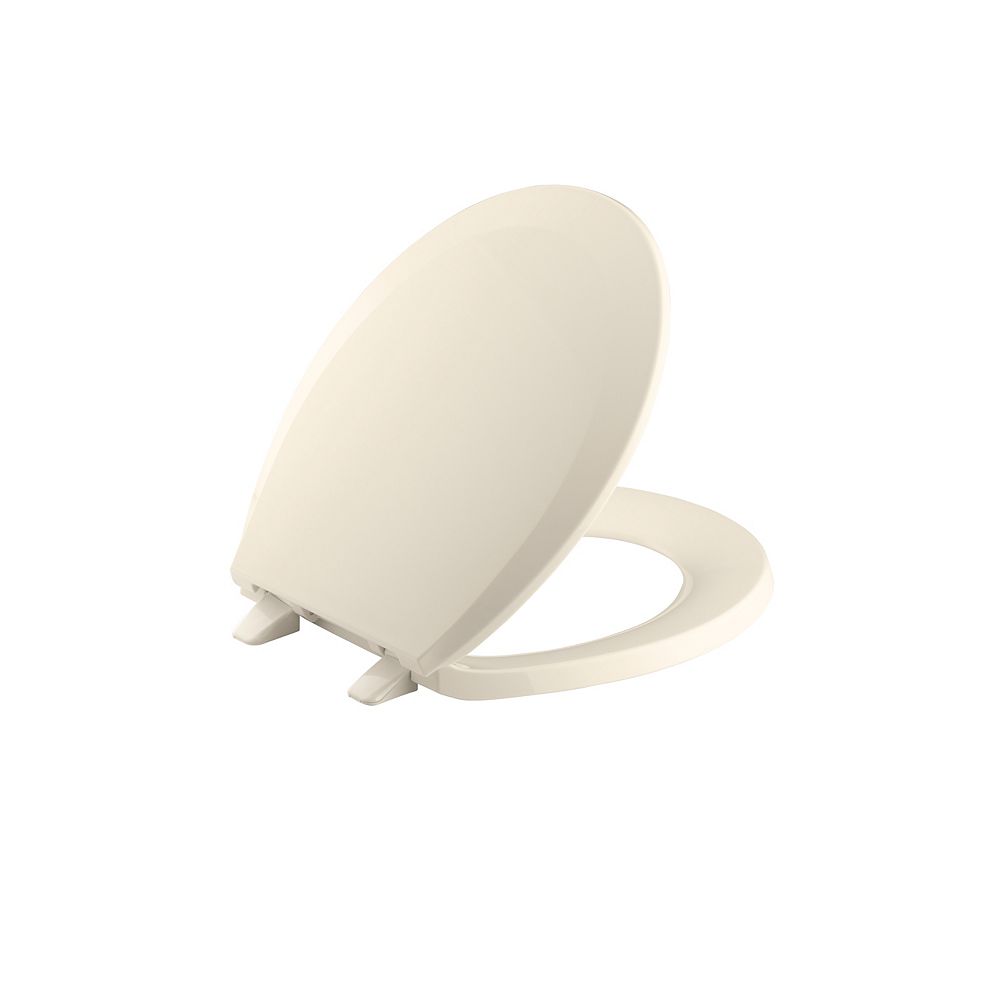KOHLER Lustra QuickRelease roundfront toilet seat, Desert Bloom The