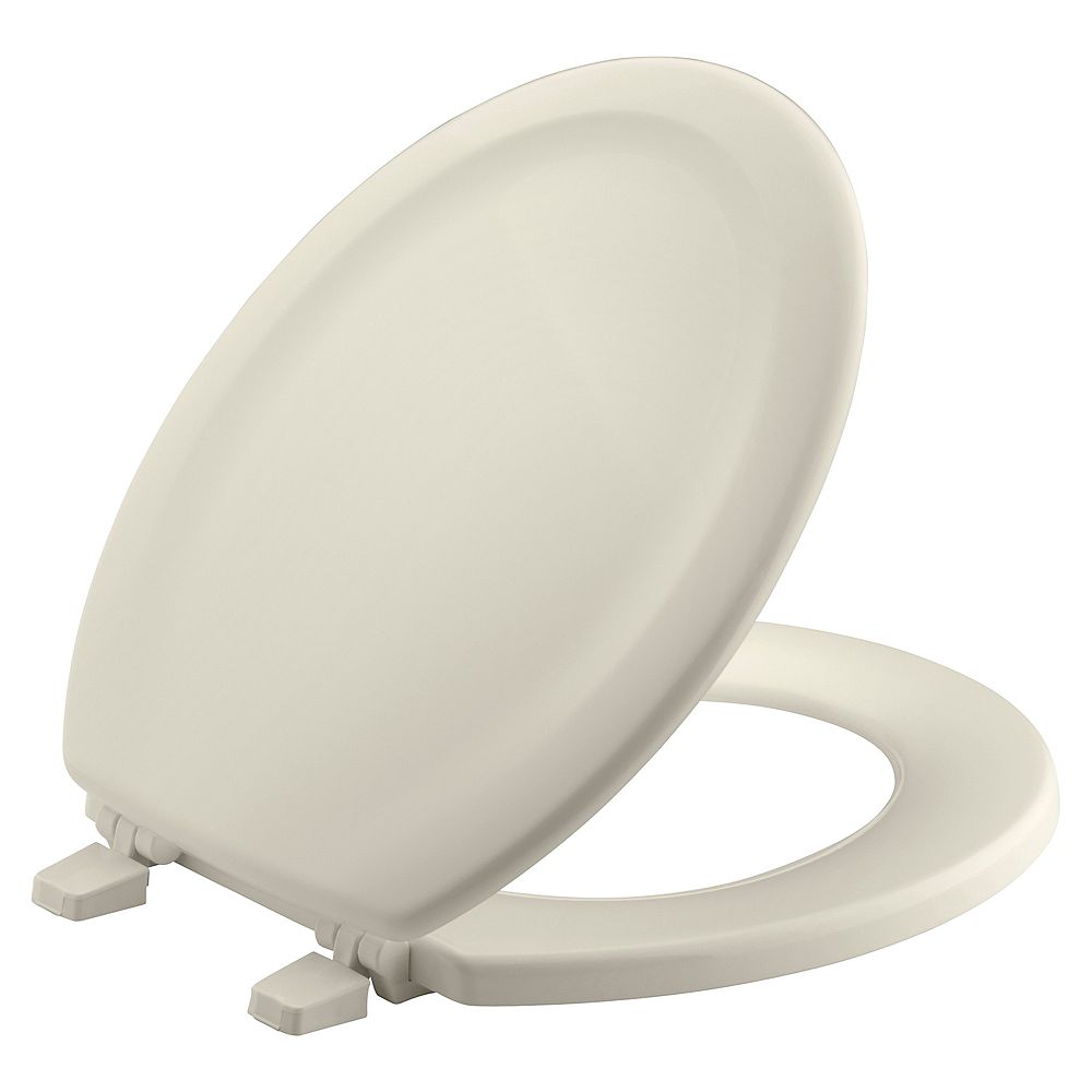 KOHLER Stonewood Quickrelease toilet seat, Almond The Home Depot Canada