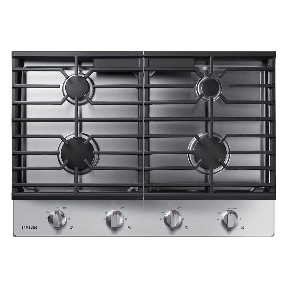 Samsung 30 Inch Gas Cooktop In Stainless Steel With 4 Burners The