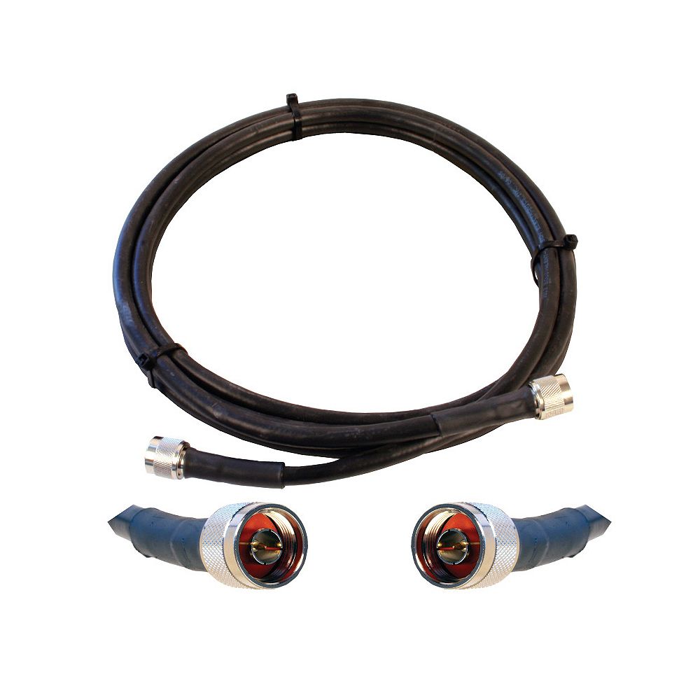 Wilson Electronics 10 ft. WILSON400 Ultra Low Loss Coax Cable (N Male N Male), Black The