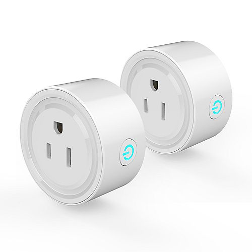 2 Pcs. Smart Plug Wi-Fi control devices from anywhere. C ETL US Certified