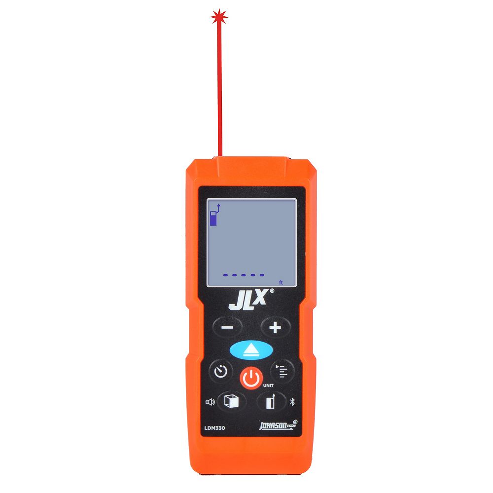Johnson level JLX 330 ft. Laser Distance Meter w/Angle Sensor and