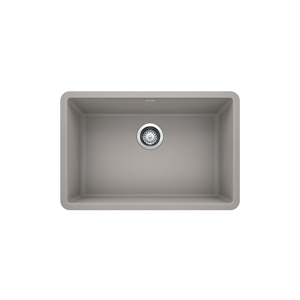 how to clean a blanco grey sink