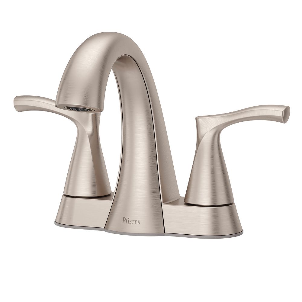 Pfister Masey 4 inch Centreset Lavatory Faucet Brushed Nickel The