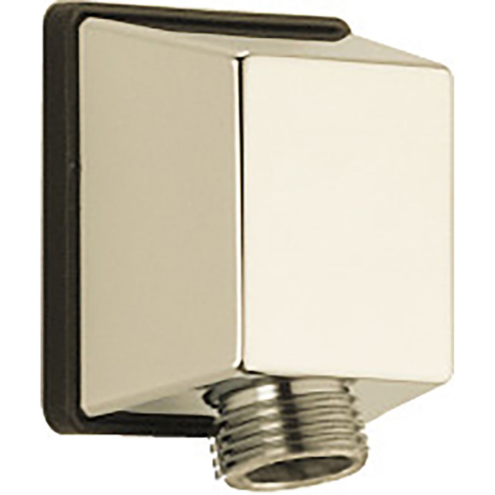 Delta Square Wall Elbow For Hand Shower In Polished Nickel The Home   P 1001561712 