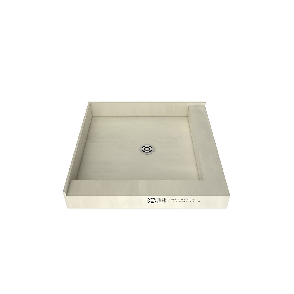 Tile Redi Redi Base 32 in. x 32 in. Double Threshold Shower Base with