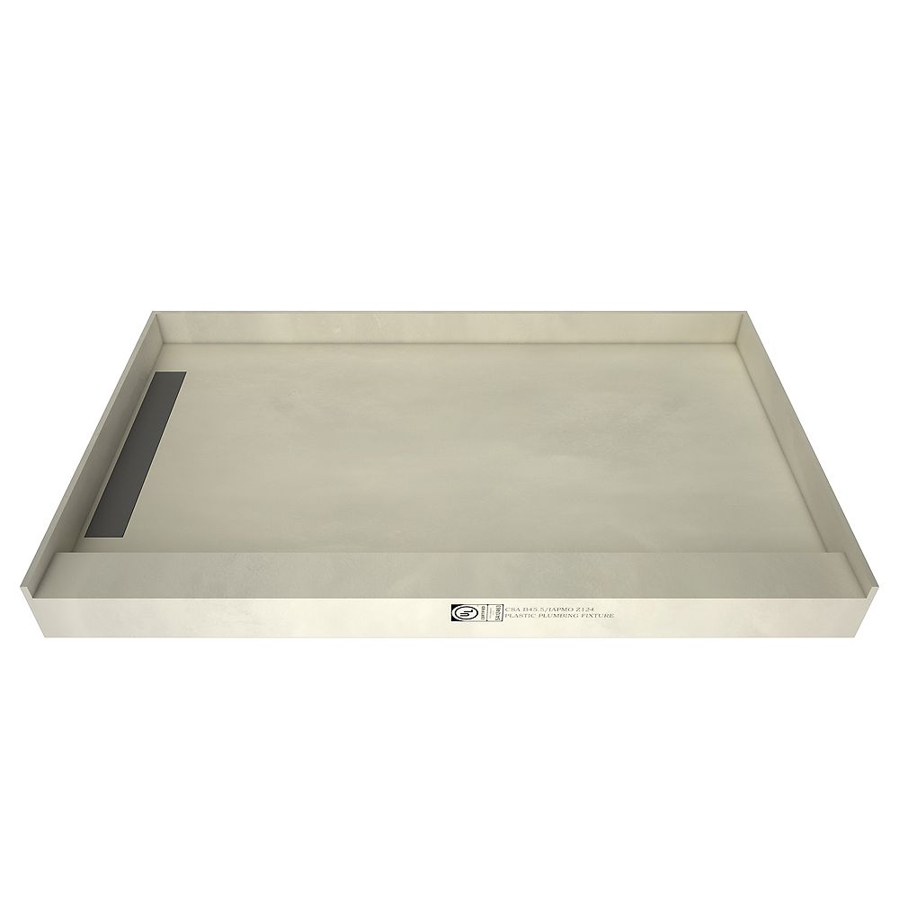 Tile Redi 32 in. x 48 in. Single Threshold Shower Base with Left Drain