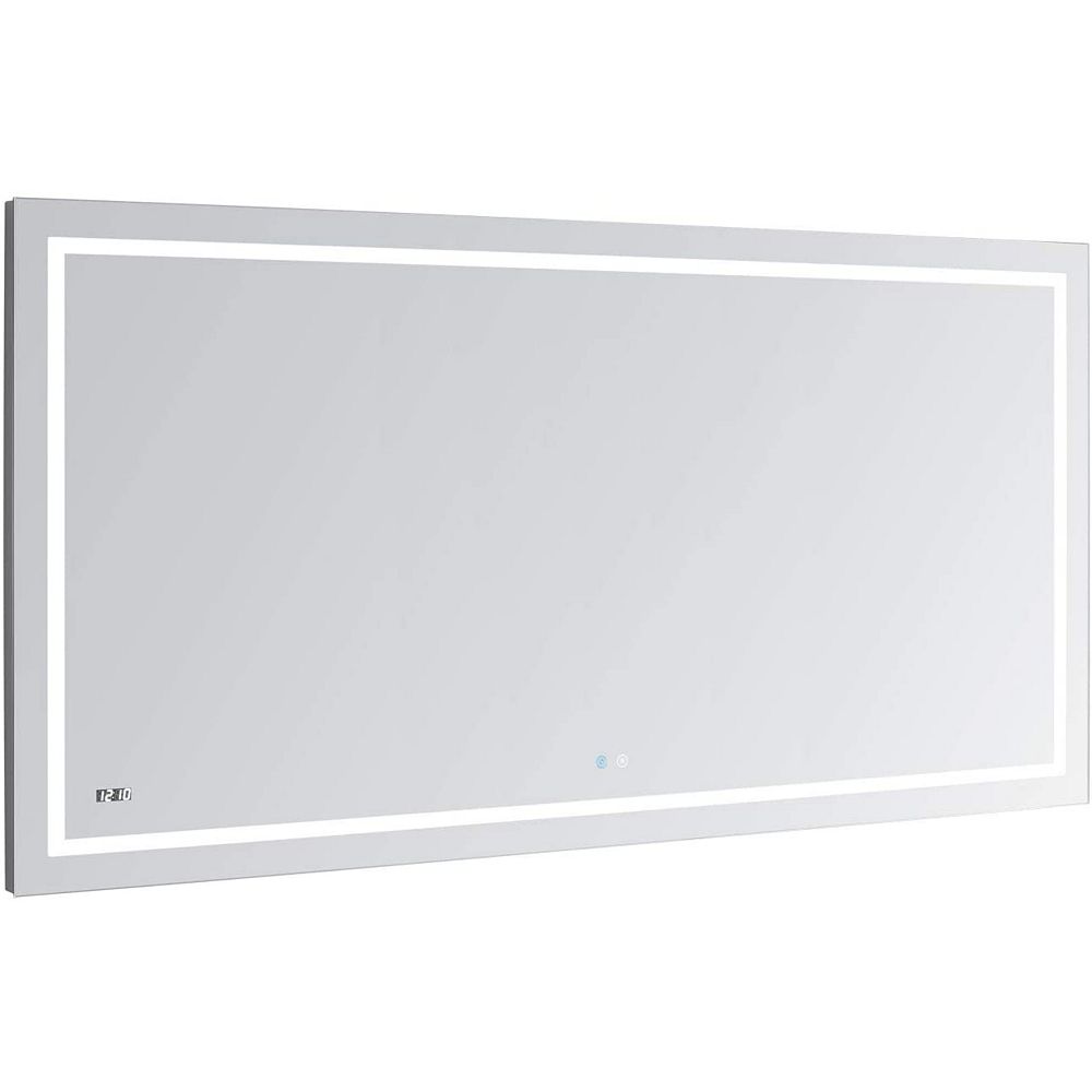 X 36 Inch H Frameless Bathroom Mirror, Frameless Vanity Mirror Canada