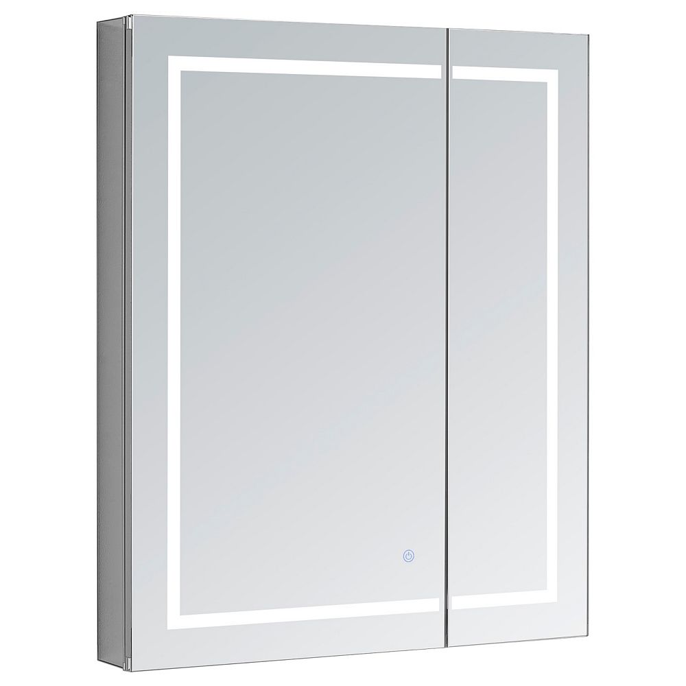 Aquadom Royale Plus 30 In W X H Recessed Or Surface Mount Led Medicine Cabinet Wit The Home Depot Canada Surface Mount Led Medicine Cabinet, Home Depot Canada Bathroom Medicine Cabinets