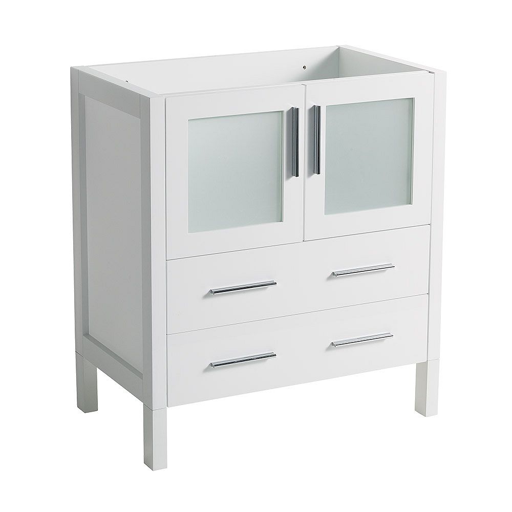 Fresca Torino 30 inch Bath Vanity in White The Home Depot Canada