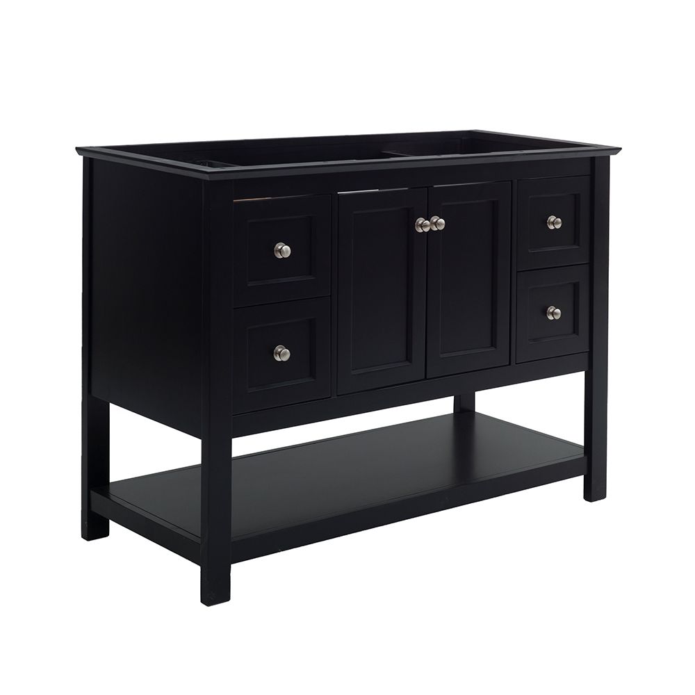 Fresca Manchester 48 Inch Black Traditional Bathroom Cabinet The Home   P 1001562470 