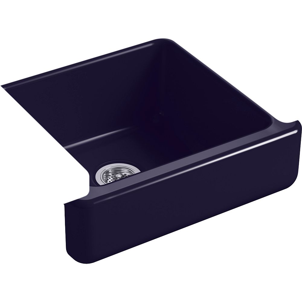 KOHLER Whitehaven SelfTrimming UnderMount SingleBowl Sink in Indigo
