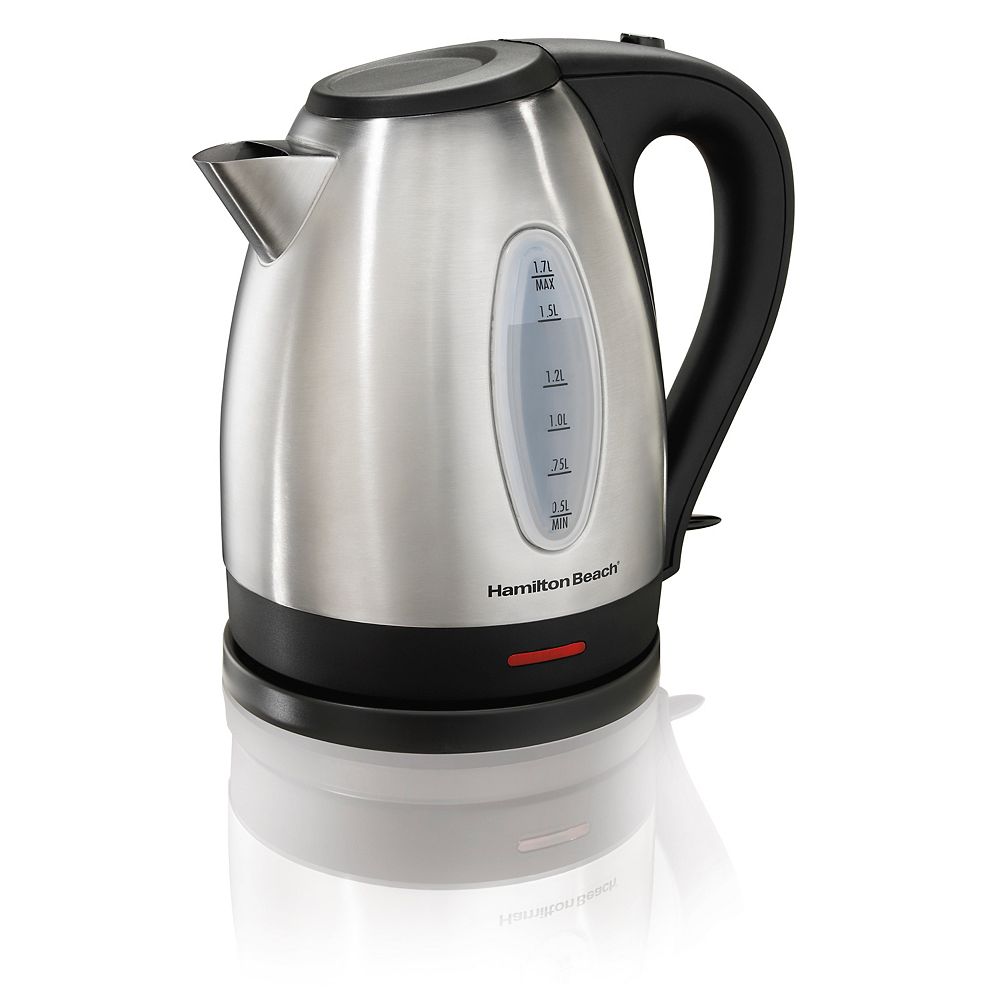 Hamilton Beach CordFree Serving 1.7 Liter Electric Kettle in Stainless