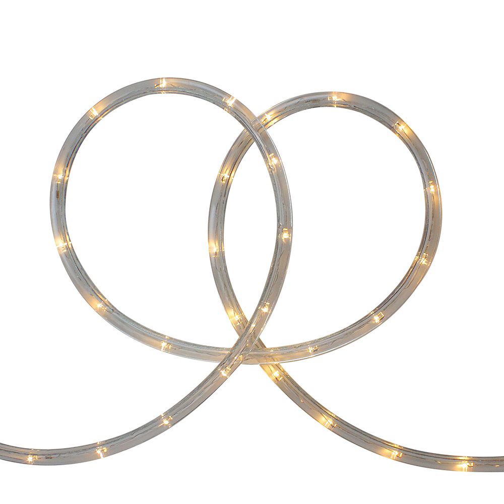 Northlight 18' Warm White LED Outdoor Flexible Christmas Rope Lights